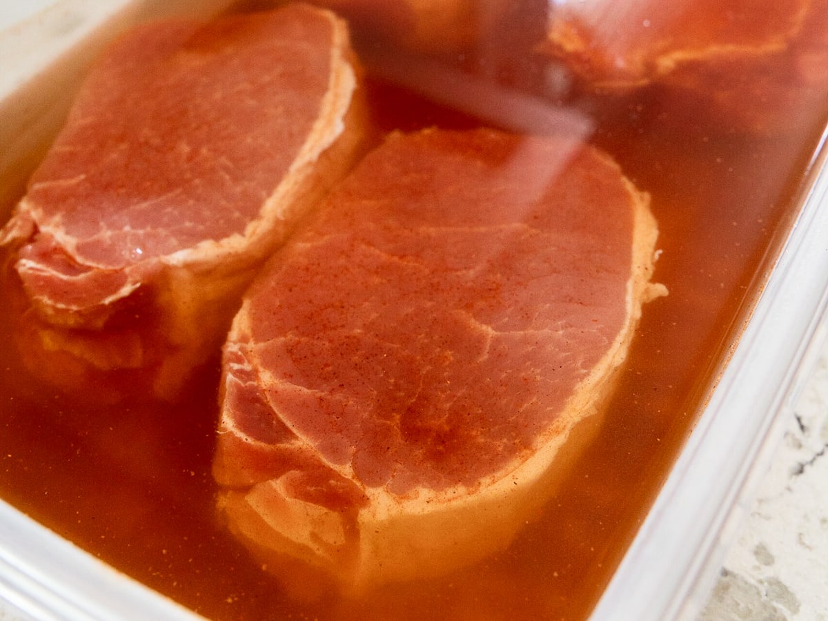 Brine Traeger Pork Chops