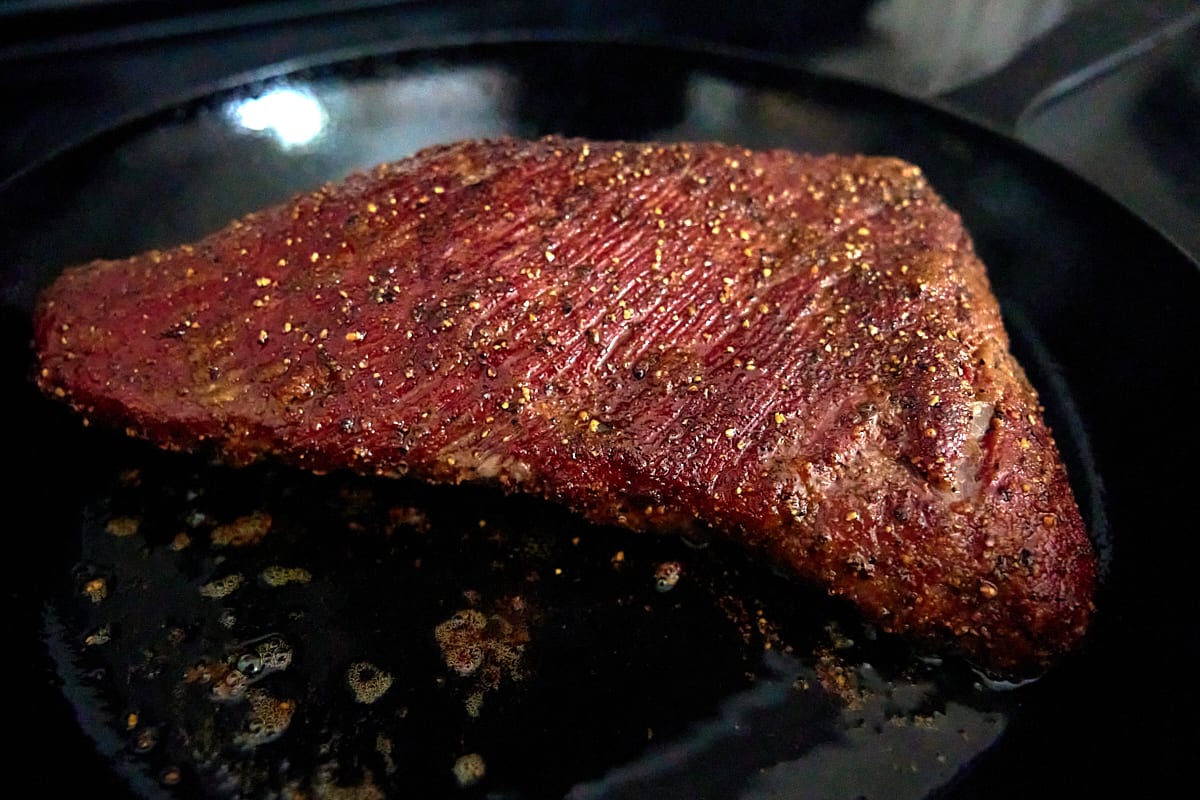 Smoked Tri-Tip Seared