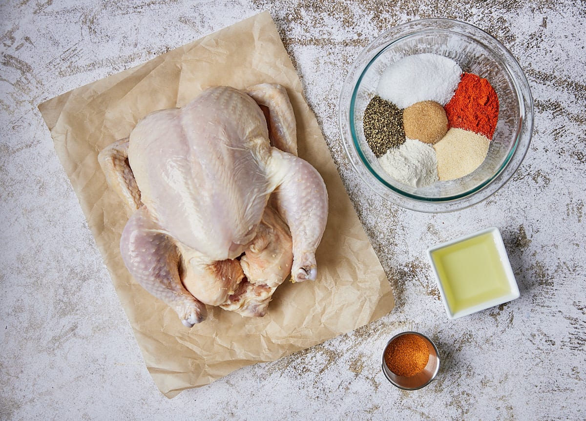 Smoked Spatchcock Chicken - Seasoning