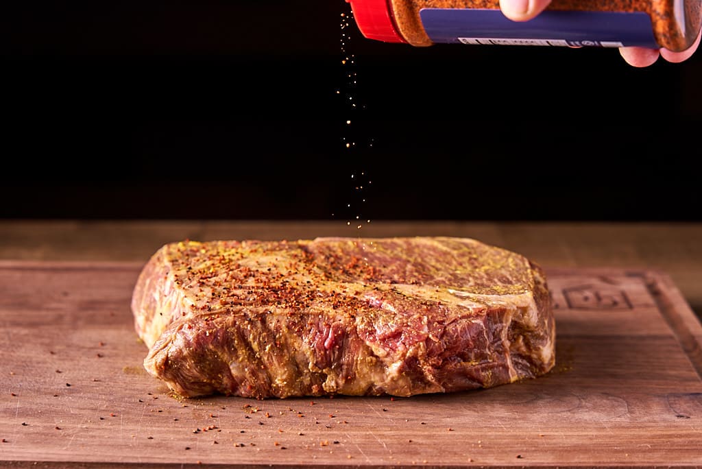 Trim and season the chuck roast