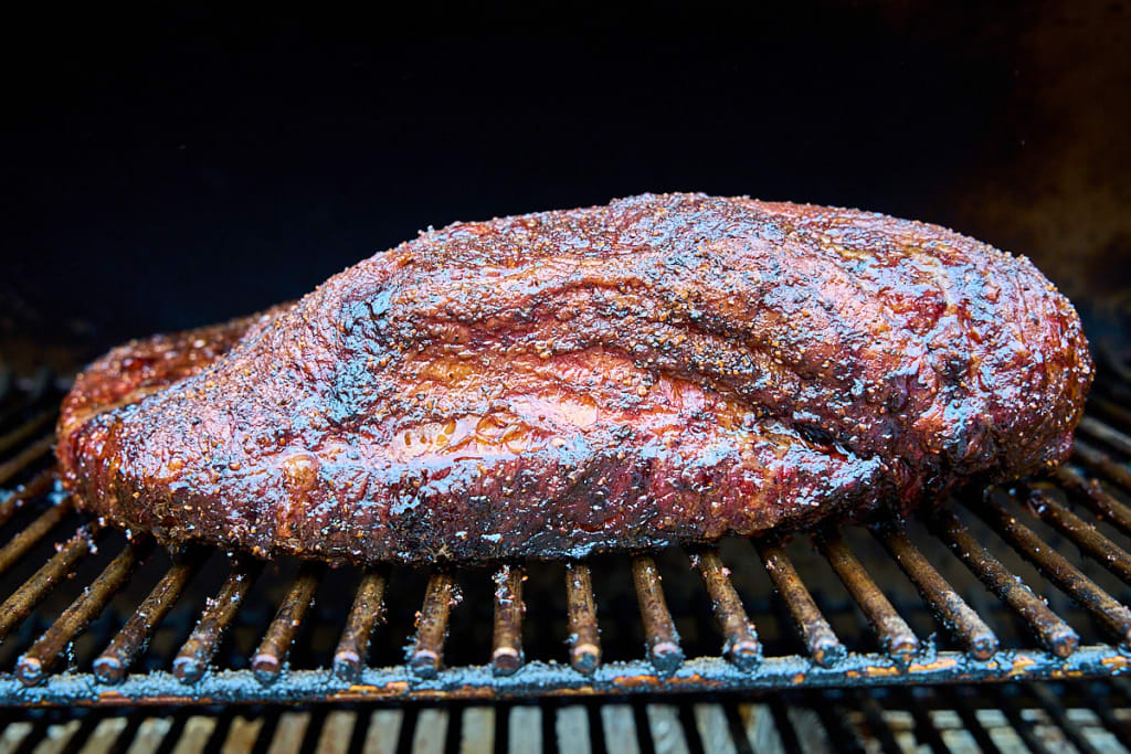 Smoked Brisket at 225 degrees Fahrenheit