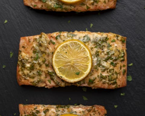 Traeger Smoked Salmon With Garlic Dijon Herb Butter