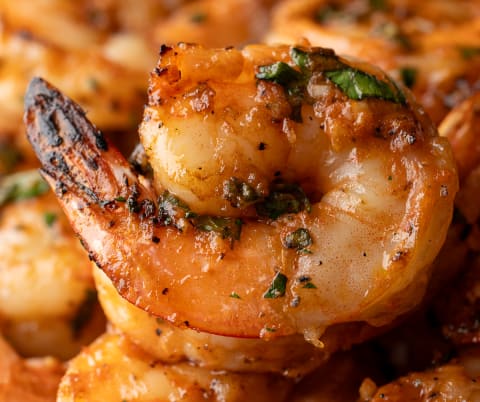 Garlic Herb Grilled Shrimp