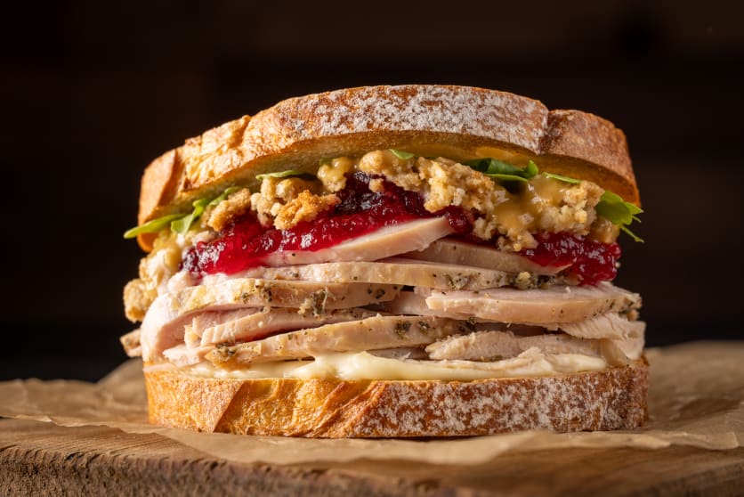 Leftover Turkey Sandwich