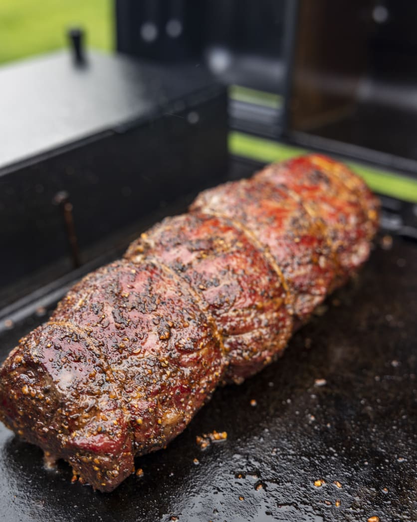 Seared Smoked Beef Tenderloin