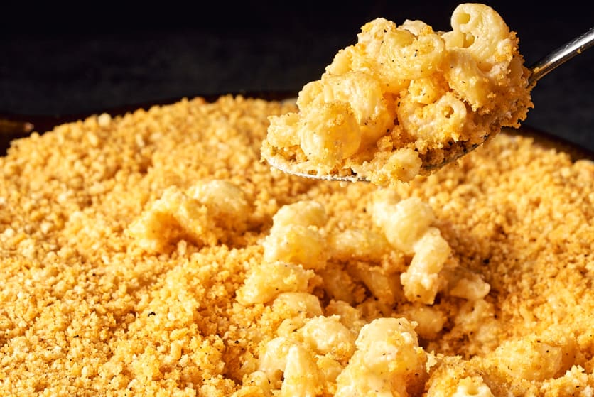 Smoked Mac and Cheese cooked to perfection