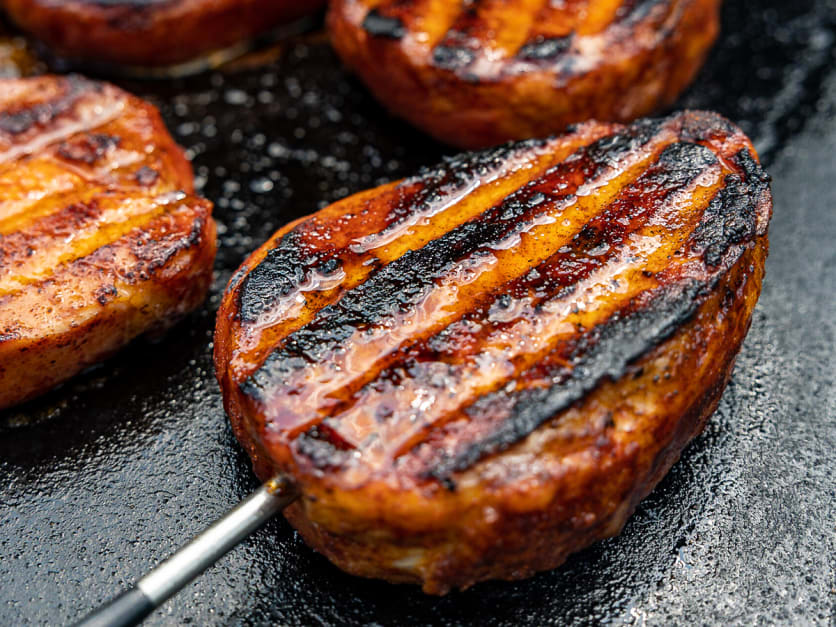 Reverse Sear Traeger Pork Chops