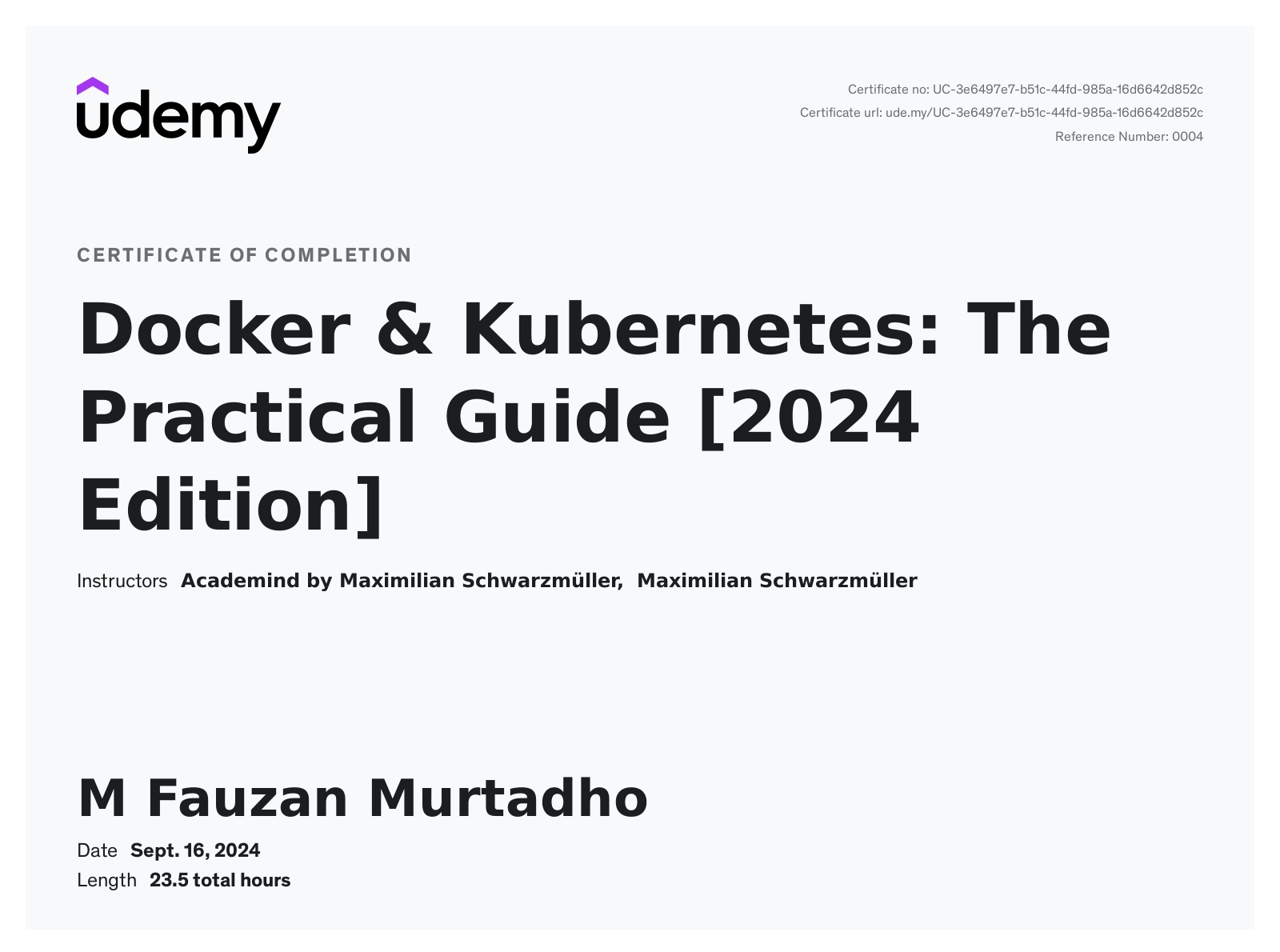 Docker & Kubernetes: The Practical Guide