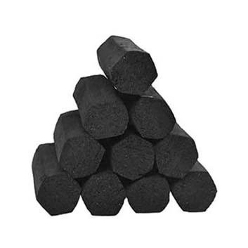 hexagon shape coconut charcoal briquette