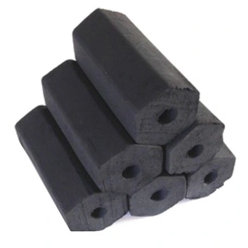 Home 8 hexagonal shaped bbq charcoal briquettes