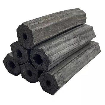 hexagonal shaped sawdust charcoal briquettes