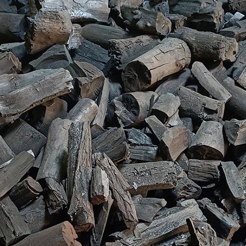 mixed hardwood lump charcoal