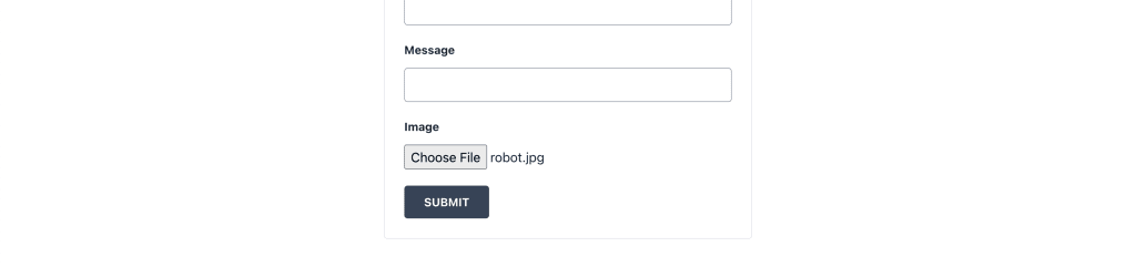 Filepicker input