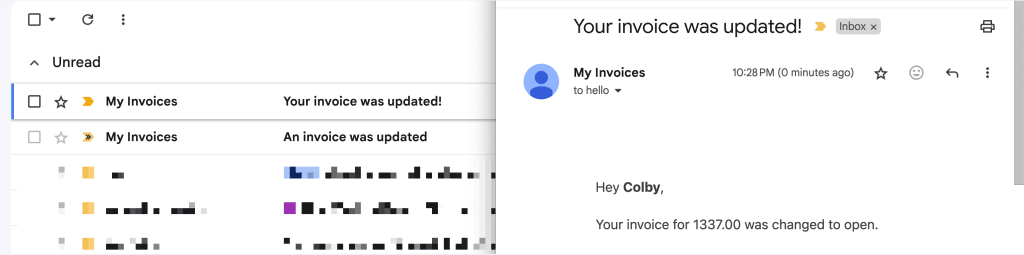 Custom messages based on recipient