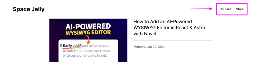 Dynamically added Navbar links