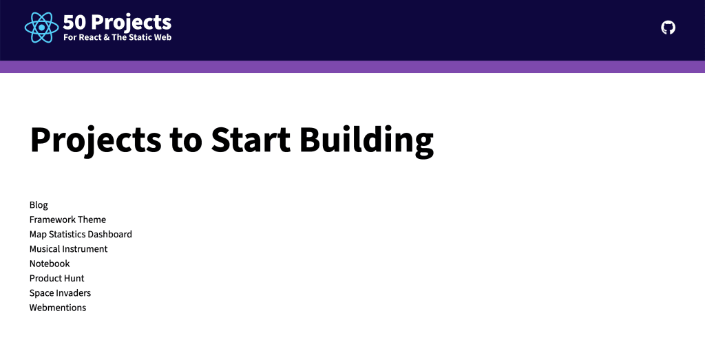 List of links pointing to dynamic pages