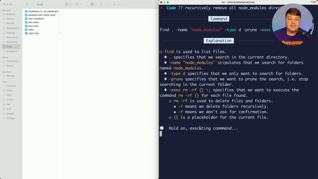 Recursively removing all node_modules directories