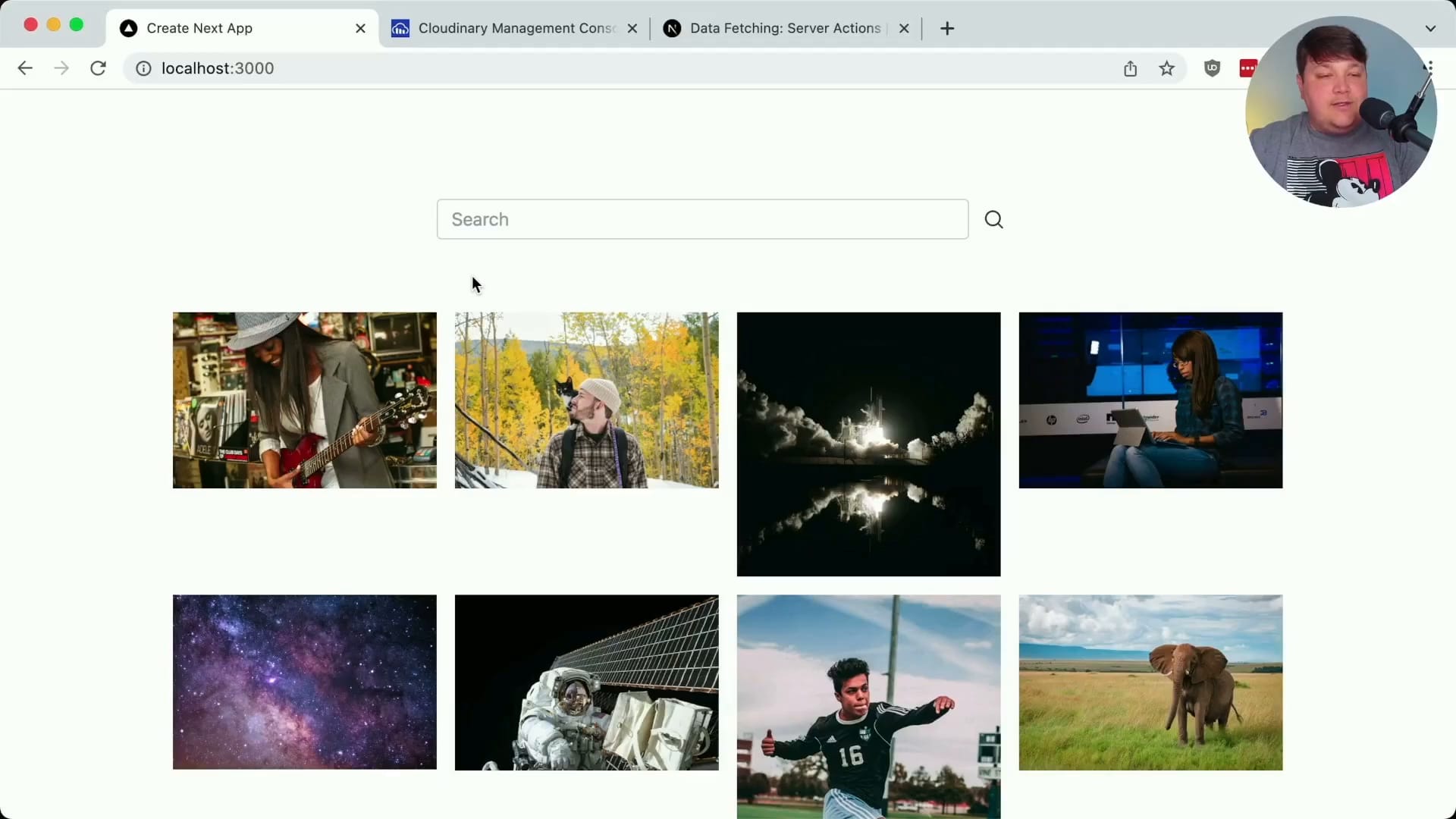 Search results cleared