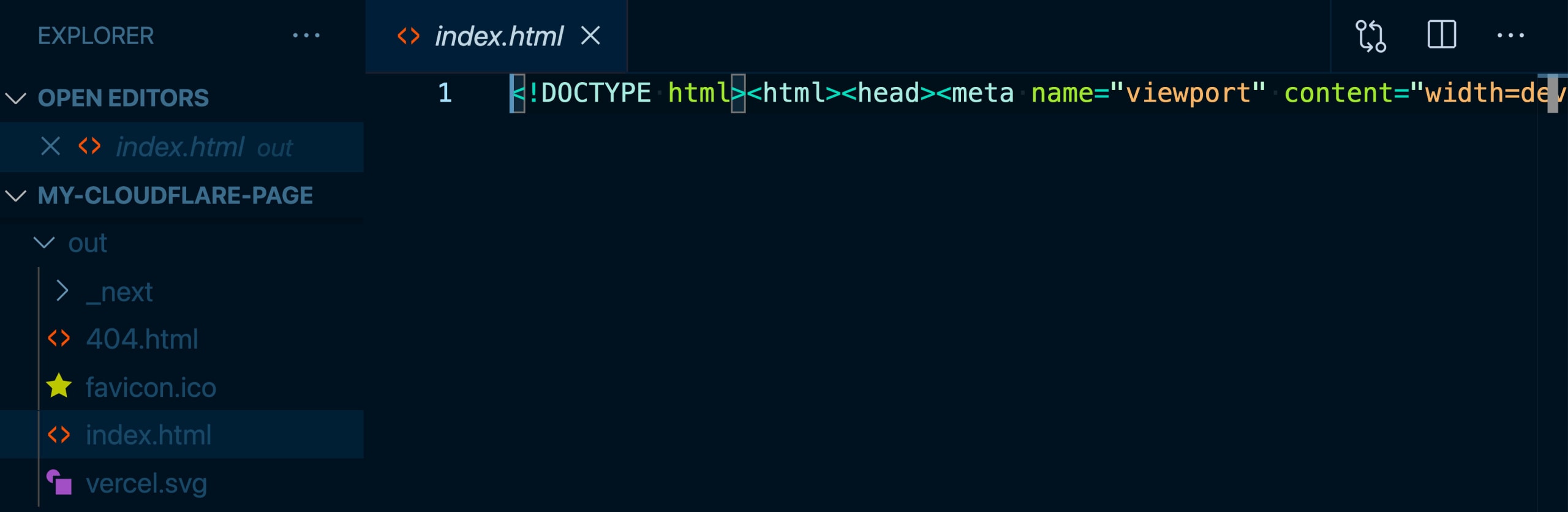 Next.js app statically exported