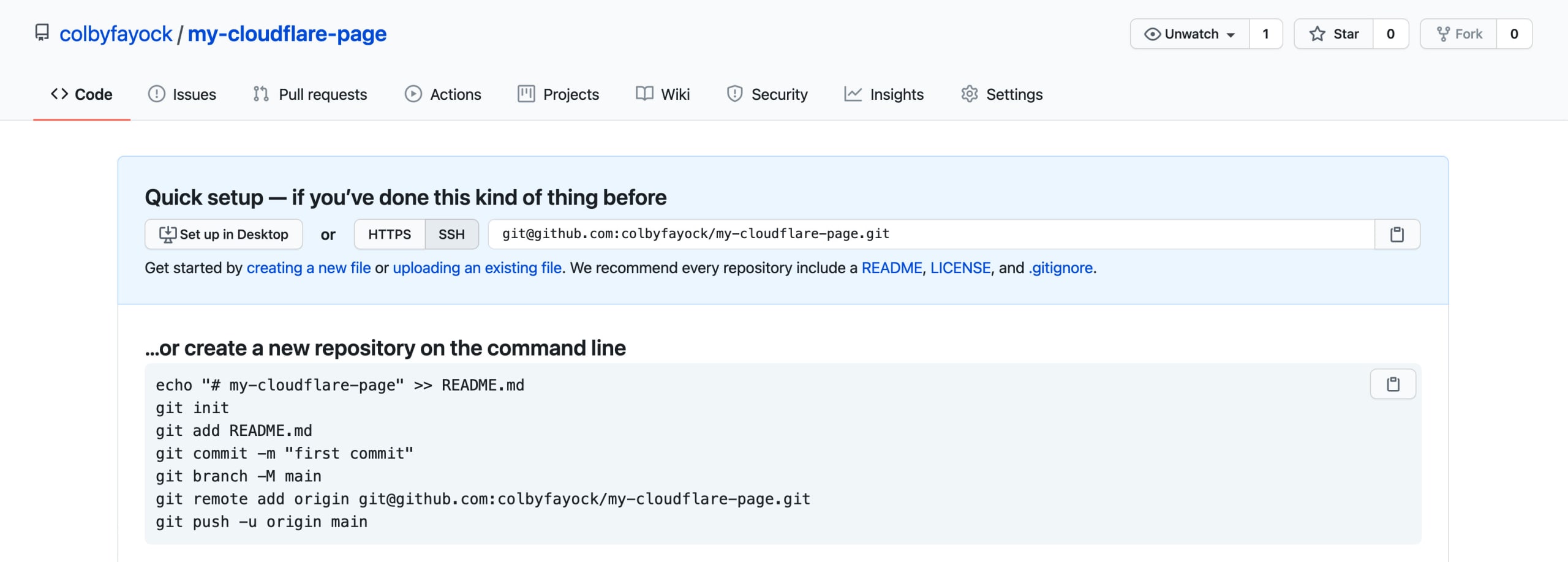 New GitHub repository