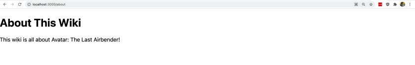 Page showing About This Wiki