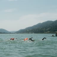 Aloha Swim with Coffee Boat