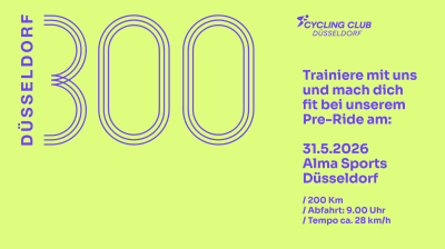 Düsseldorf 300 Pre Ride 200 Kilometer DUS