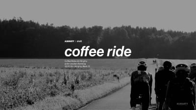 Coffee Ride mit ALRIGHTY X DÜNNE ARME DICKE BEINE