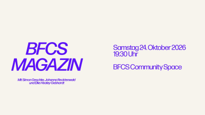 BFCS Community Week || BFCS MAGAZIN