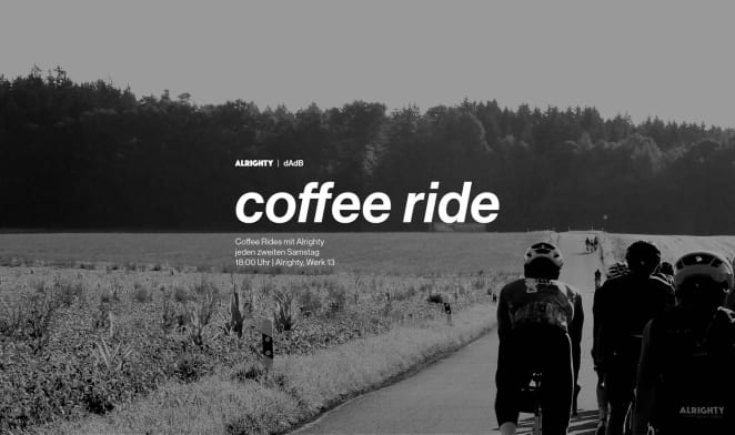 Coffee Ride mit ALRIGHTY X DÜNNE ARME DICKE BEINE