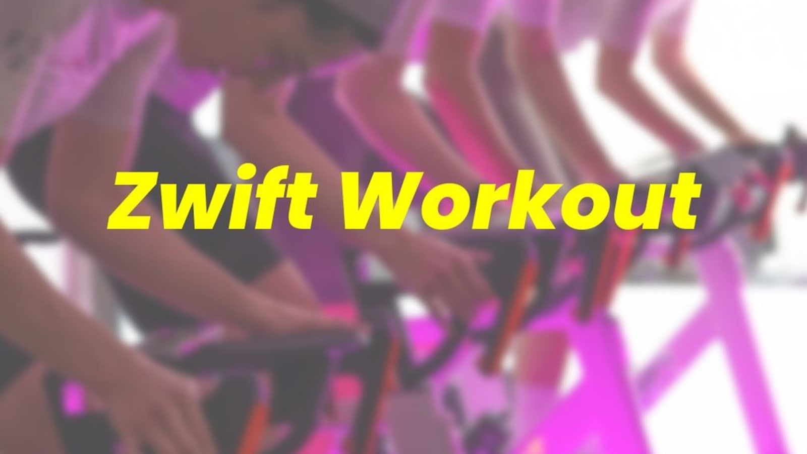 Zwift Community Workout LOOK KEO Bike