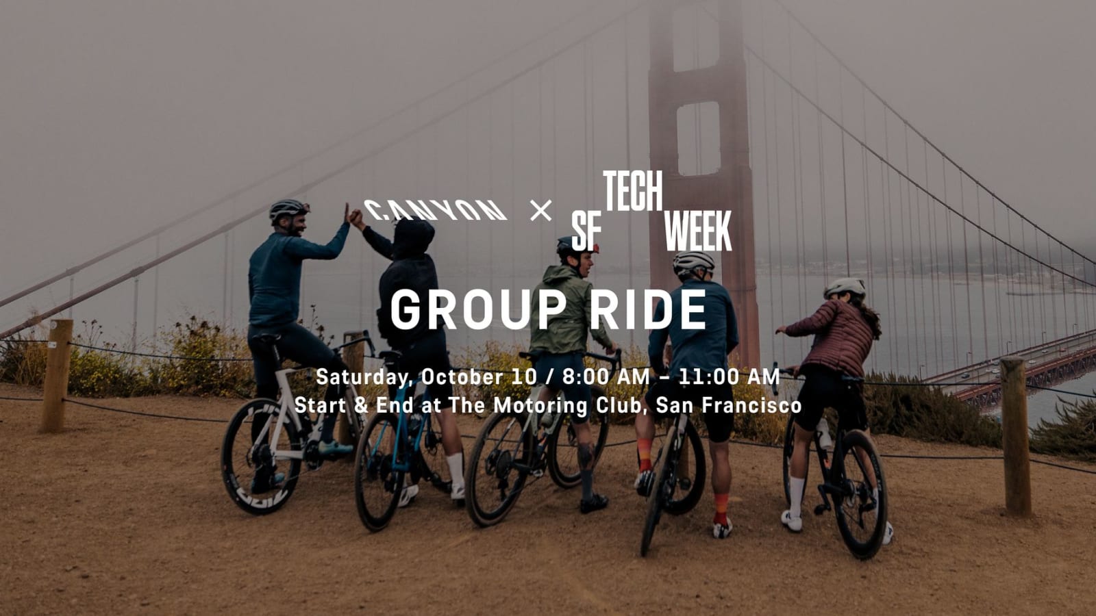 Canyon SF Tech Week Group Ride