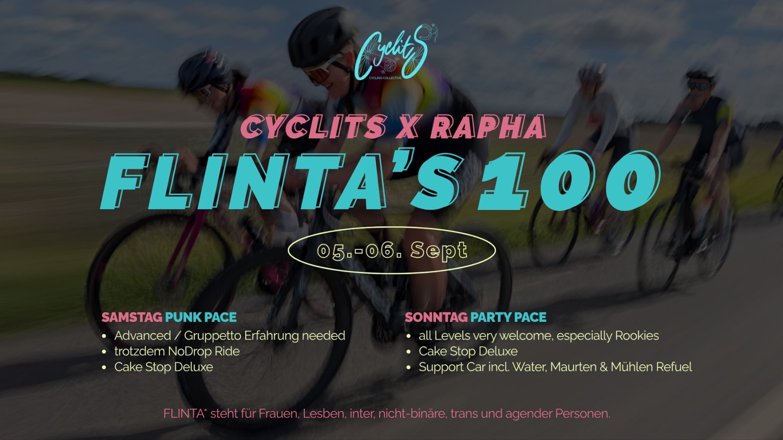 Flinta's 100 by RAPHA x Cyclits