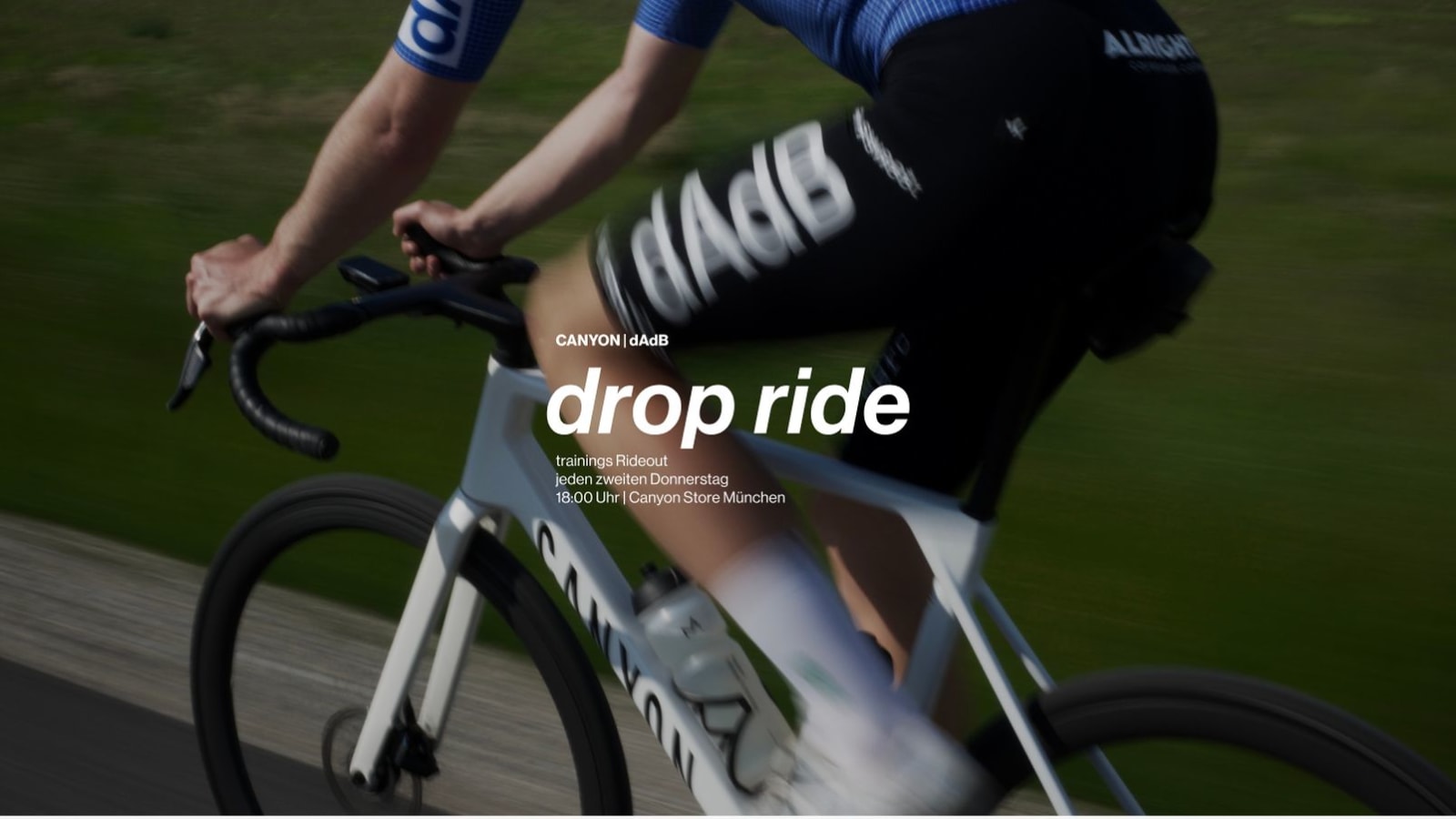 Canyon x dAdB Trainingsride