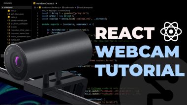 React WebCam Tutorial | Fazt.dev