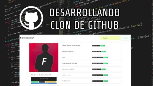 Clon de Github con Javascript Orientado a Objetos