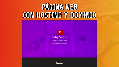 Creando Página web más Hosting y Dominio desde Cero