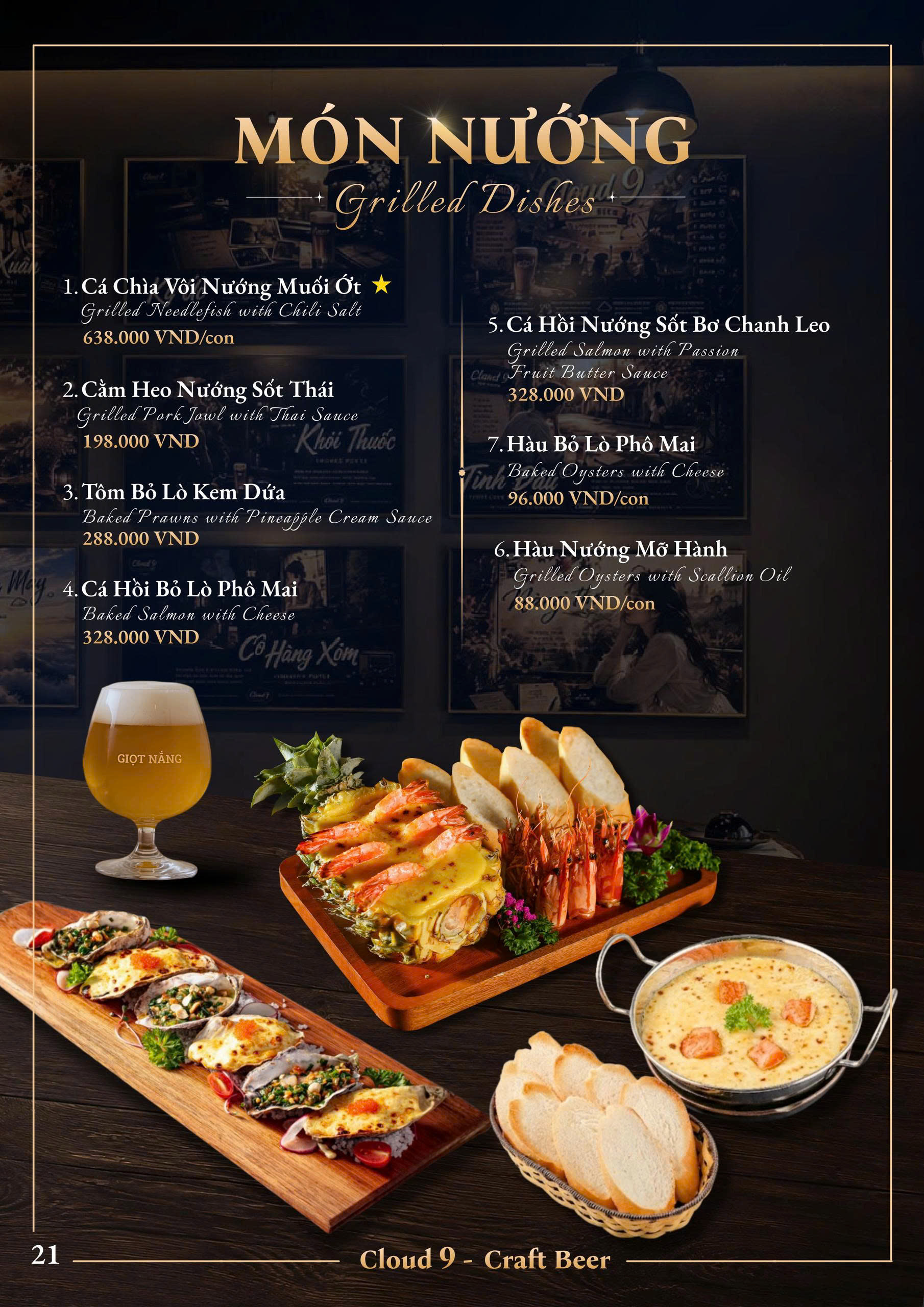 Trang menu