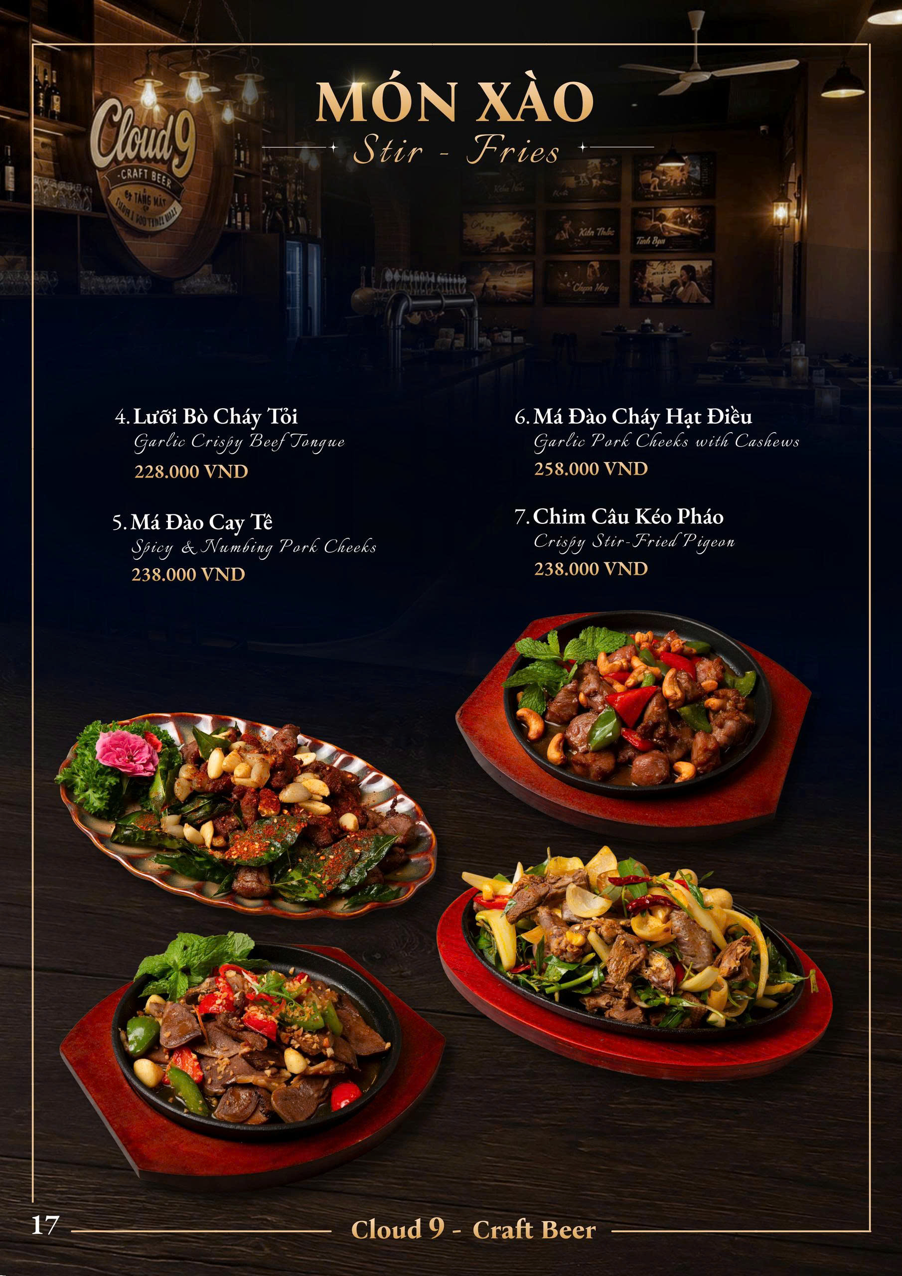 Trang menu