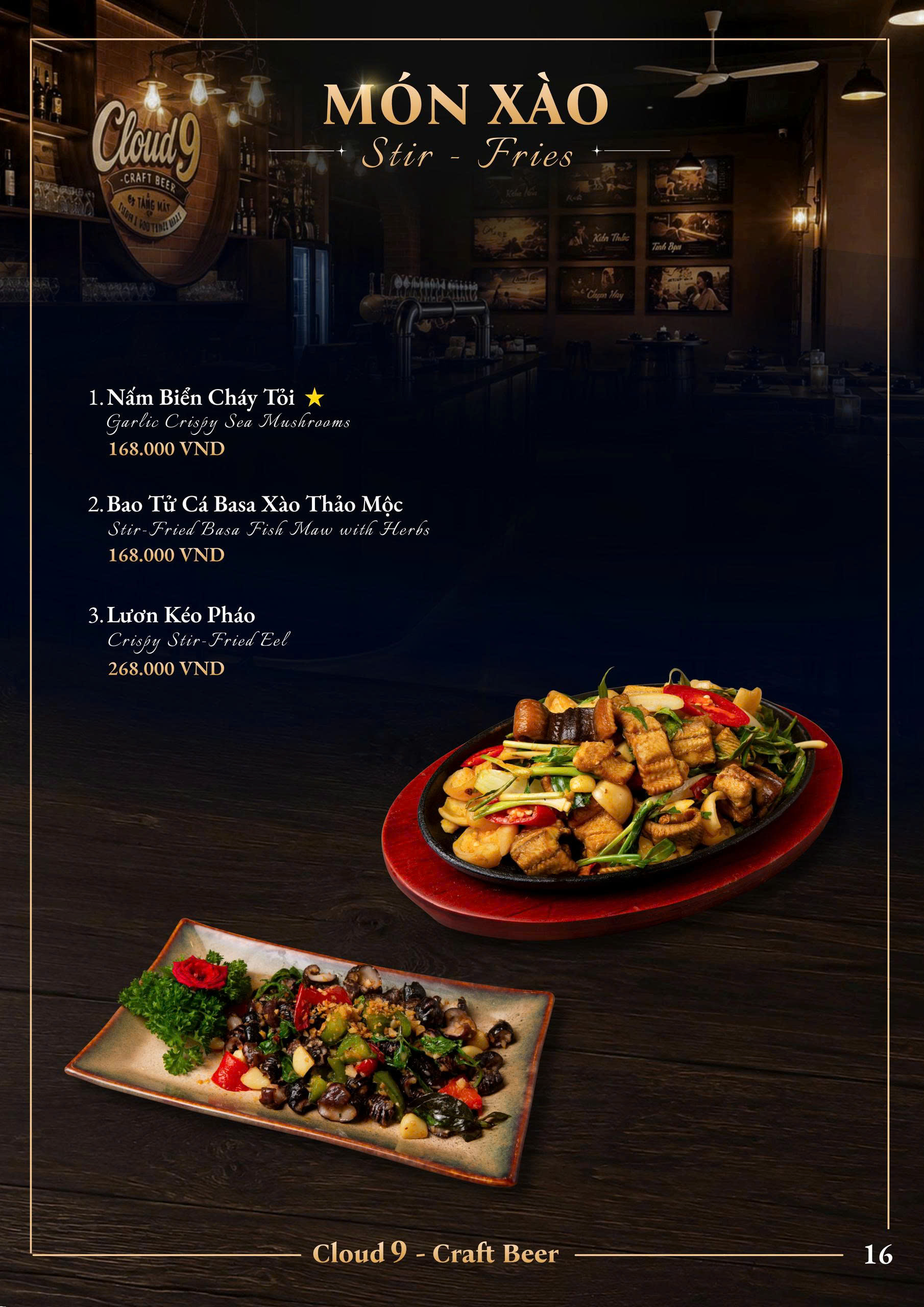 Trang menu