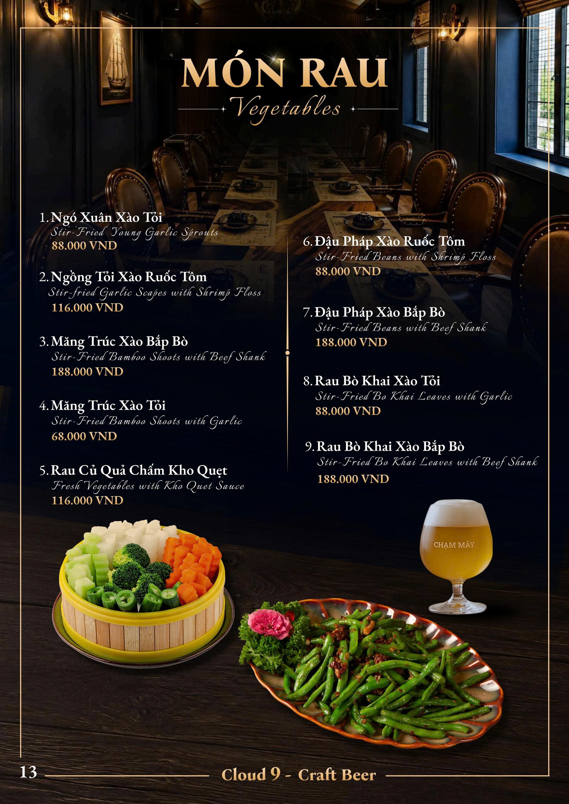 Trang menu