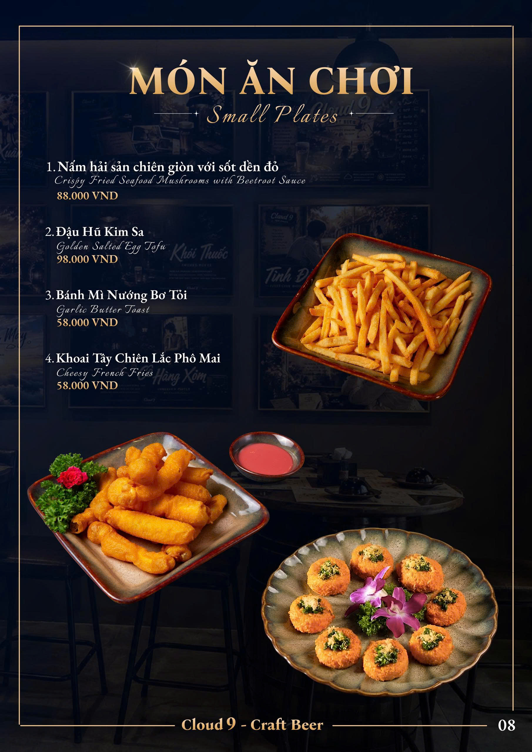 Trang menu