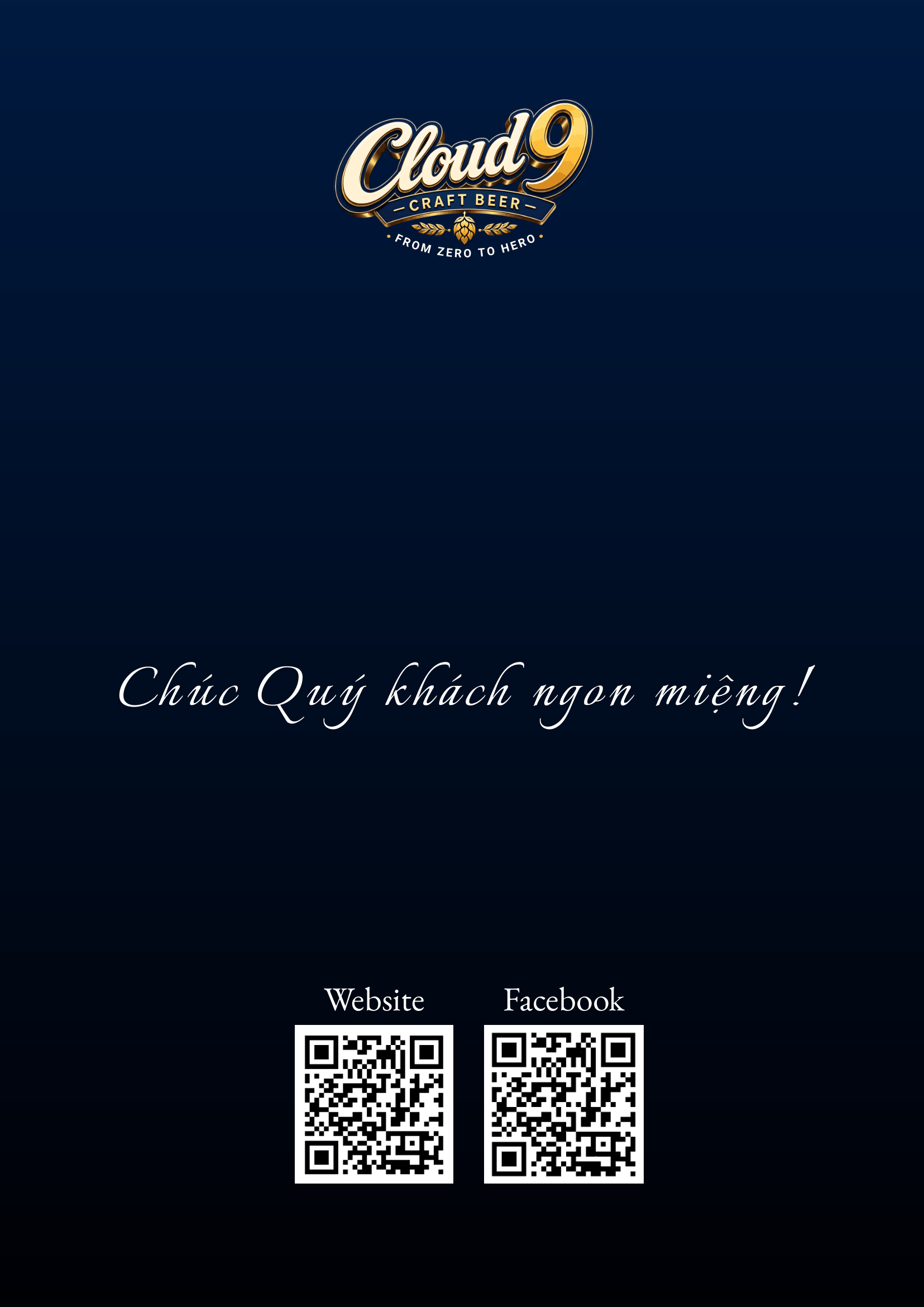 Trang menu