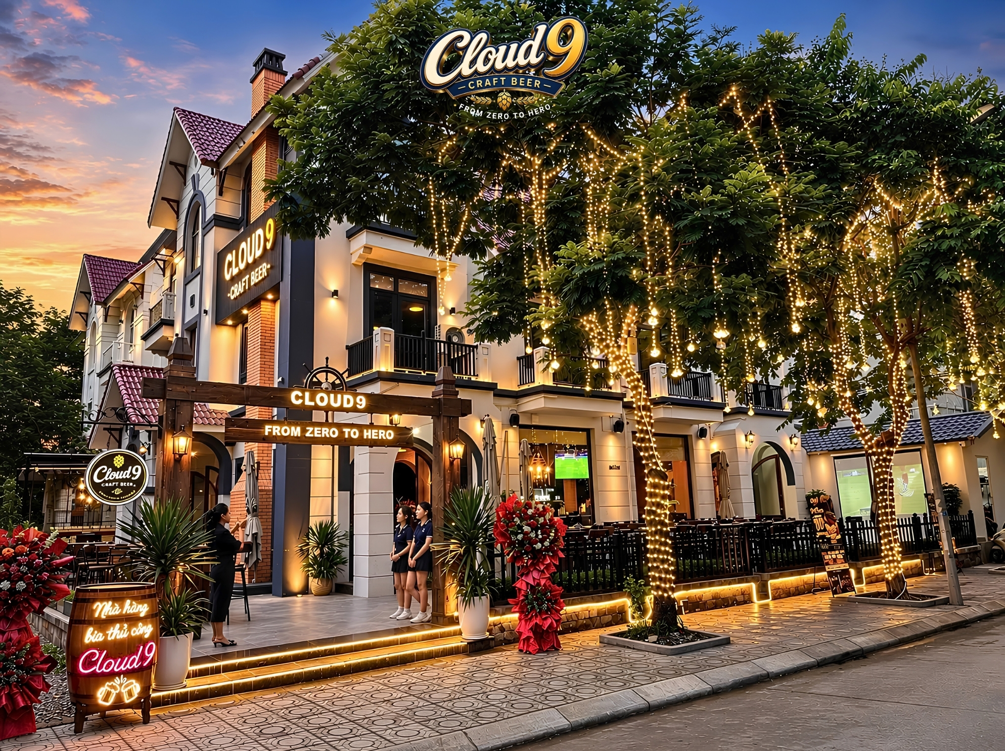Nhà hàng Bia thủ công Cloud 9 Craft Beer - Đã chính thức có mặt tại Vinhomes Smart City Tây Mỗ