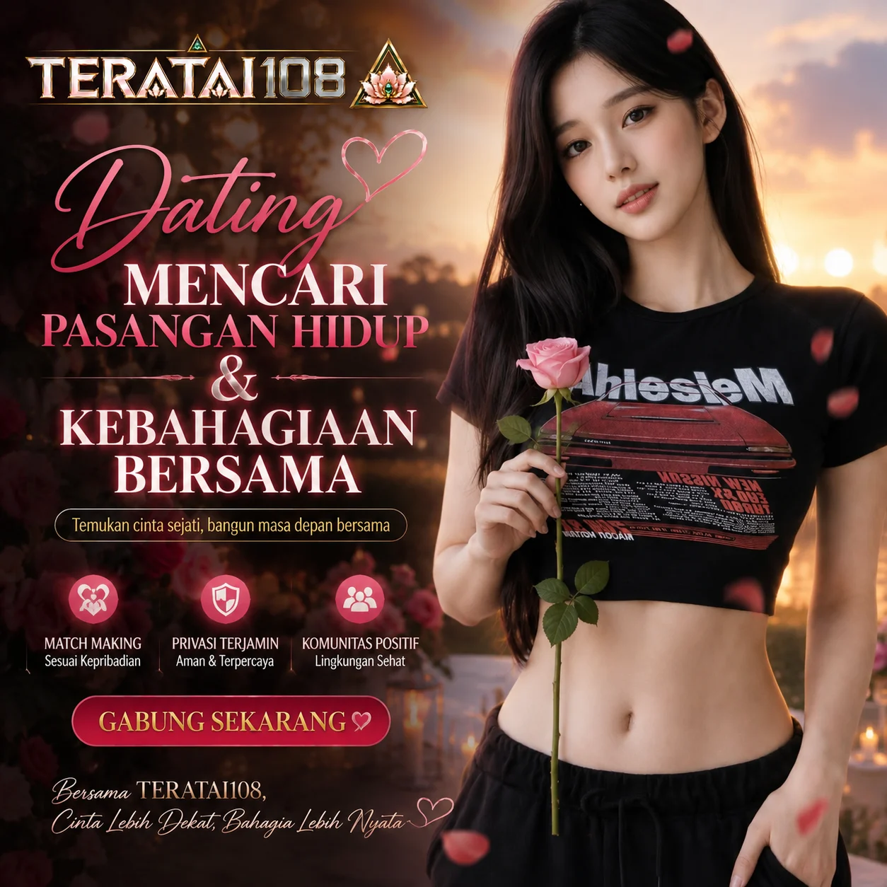 TERATAI108 - Dating Mencari Pasangan Hidup dan Kebahagian Bersama