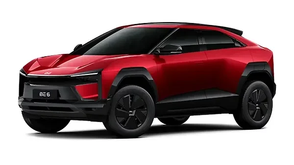 Mahindra BE 6 in Tango Red