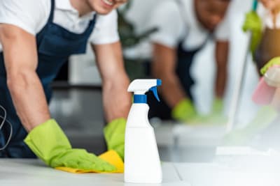 Cleaner with spray bottle cleaner with spray bottle