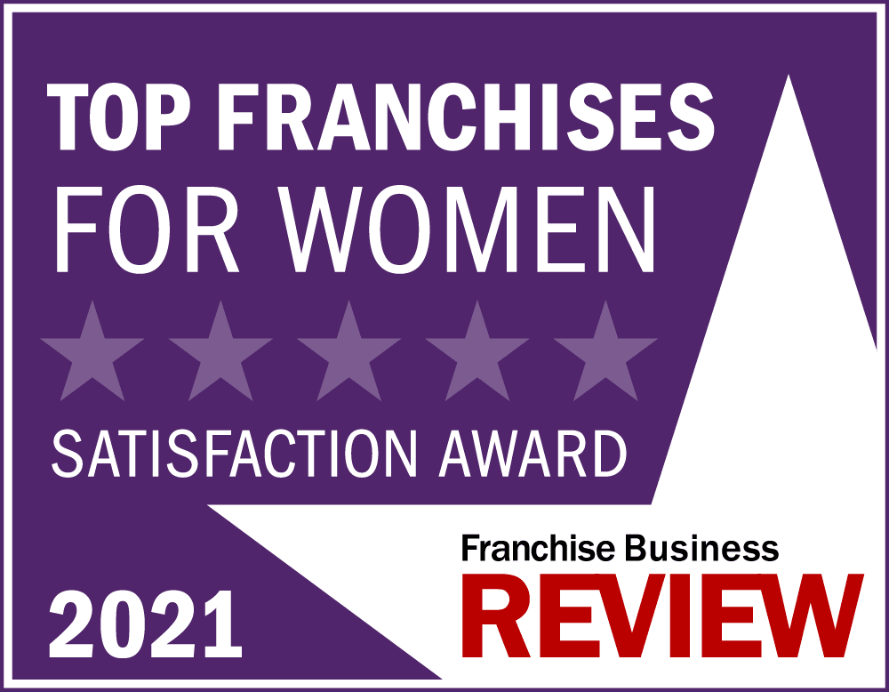 2021 WOMEN Award Graphic Top Franchises for Women Award 2021- purple