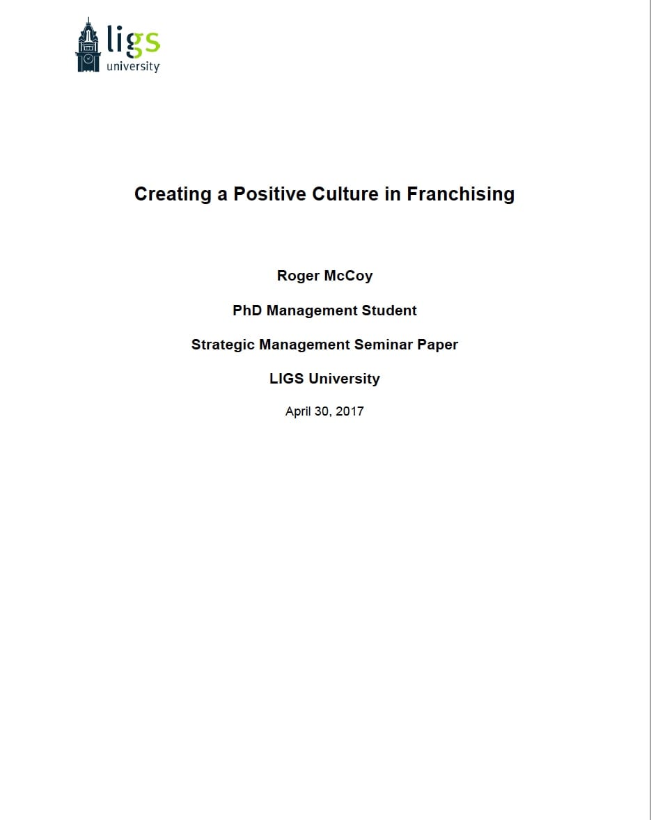 positive culture in franchising Creating a Positive Culture in Franchising