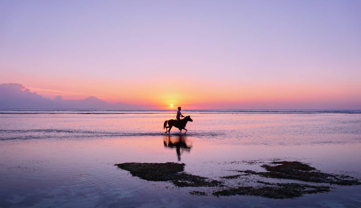 Embark on an Enchanting Horseback Ride in Canggu beach